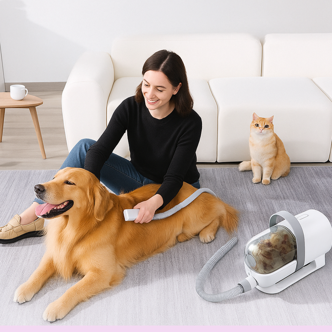 Hairy Hound-Dog Grooming Vacuum