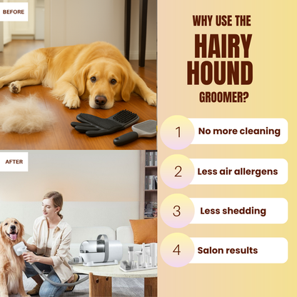 Hairy Hound-Dog Grooming Vacuum