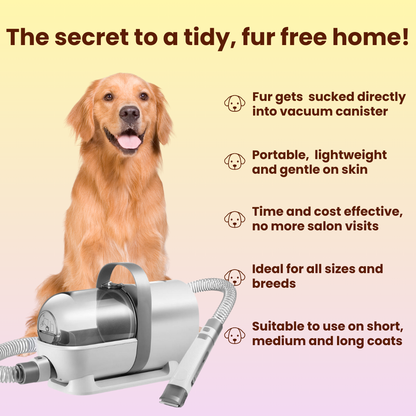 Hairy Hound-Dog Grooming Vacuum