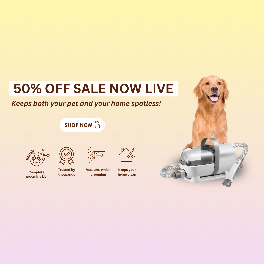 Hairy Hound-Dog Grooming Vacuum